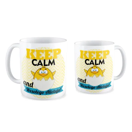 Kubek na WIELKANOC Keep calm and wesołego alleluja